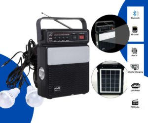 مصباح ومكبر صوت بلوتوث يعمل بالطاقة الشمسية (الأصلي)