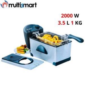 Multismart مقلاة زيت كهربائية سعة 3.5 لتر 2000 واط