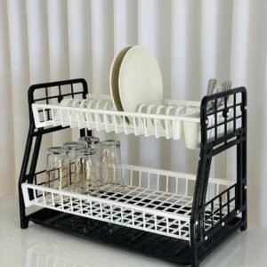 حامل اطباق مع صينية تجفيف